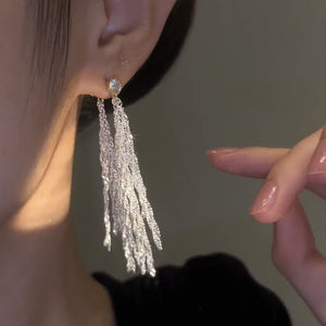 Zuri Galaxy Waterfall Tassel Earrings