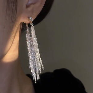Zuri Galaxy Waterfall Tassel Earrings