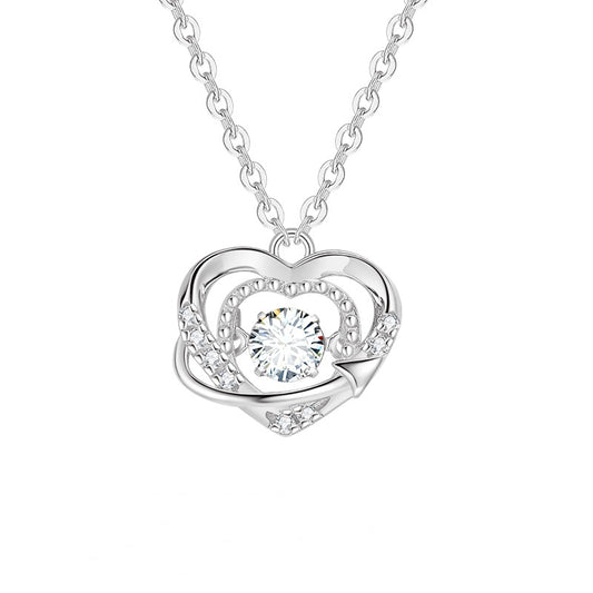Dakota Double Heart Necklace S925