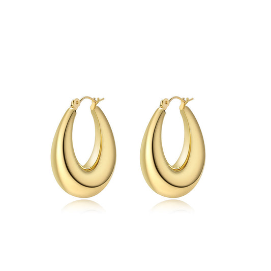 Evelyn 18K Vacuum Gold Plated Stainless Steel Earrings