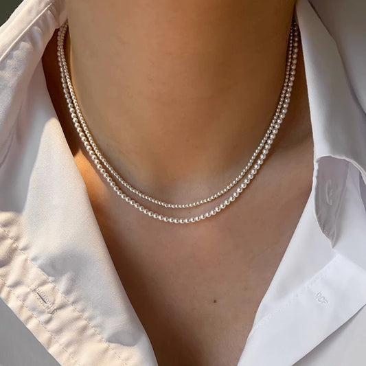 Elise Ultra-Fine Millet Pearl Necklace