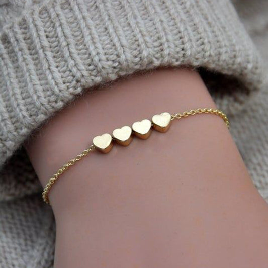 Fashion Love Pendant Simple Bracelet